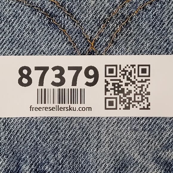 Vintage LEVIS 550 Baggy Straight Jeans 36x32 Faded Medium-Wash - Picture 8 of 16